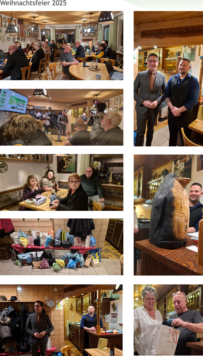 Weihnachtsfeier 2025 © VdH Rehau e.V.  © VdH Rehau e.V.  © VdH Rehau e.V.  © VdH Rehau e.V.